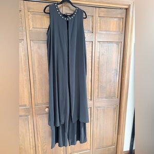 Elegant Black Sleeveless Maxi Dress